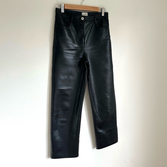 Wilfred Aritzia • Faux Leather Pants in Black - Picture 4 of 8